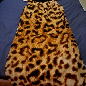 Leopard print Nicole Miller dress